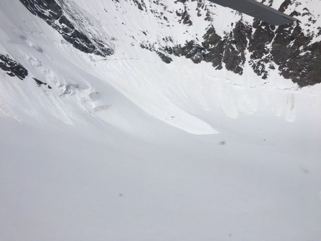 Une avalanche a fait une victime aujourd'hui à Saas-Fee